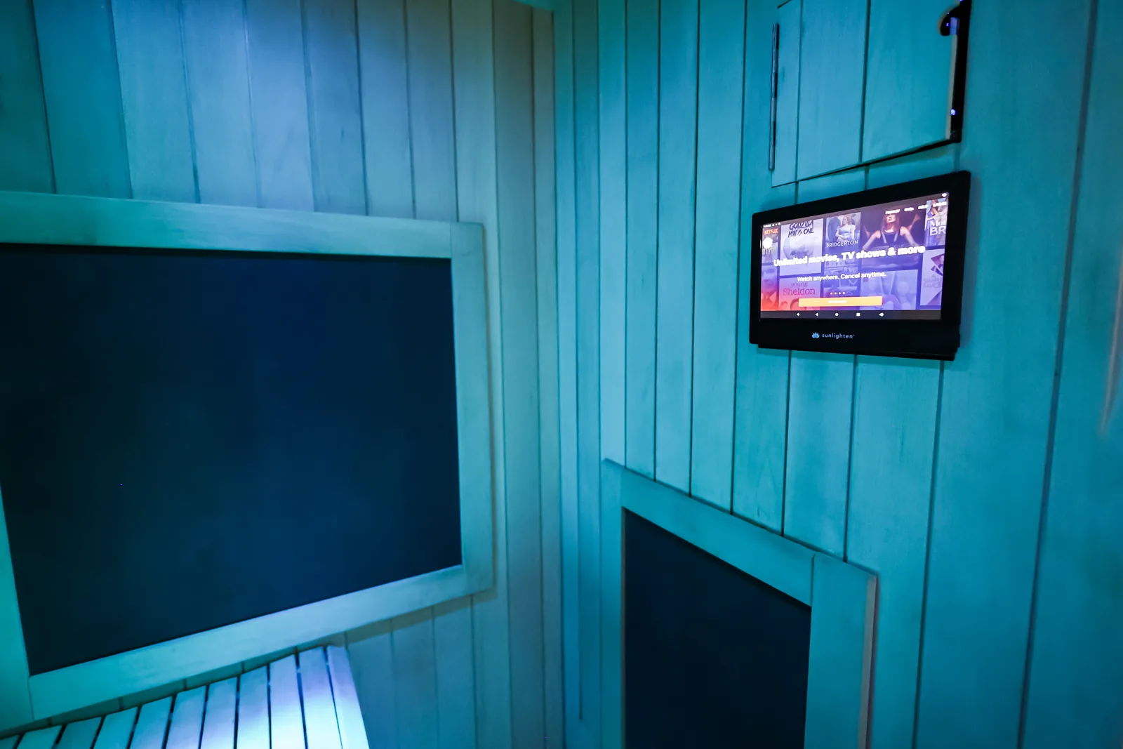 Sauna interior